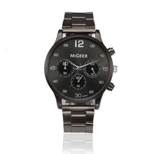 Load image into Gallery viewer, Man Crystal Stainless Steel Quartz Wrist Watch