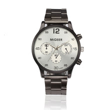 Load image into Gallery viewer, Man Crystal Stainless Steel Quartz Wrist Watch
