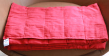 Load image into Gallery viewer, RED COTTON WEIGHTED BLANKET
